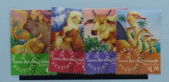 Cocos (Keeling) Islands Stamps, 1996, SG347-350, Used image 0