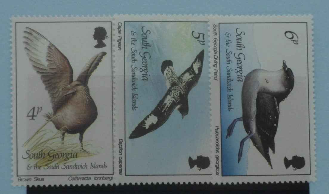 South Georgia and South Sandwich Islands Stamps, 1987, SG164-166, Mint image 0