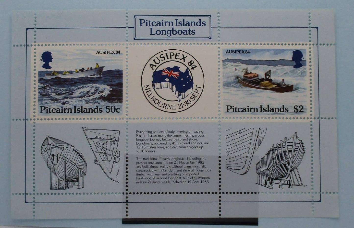 Pitcairn Islands Stamps, 1984, MS263, Mint image 0