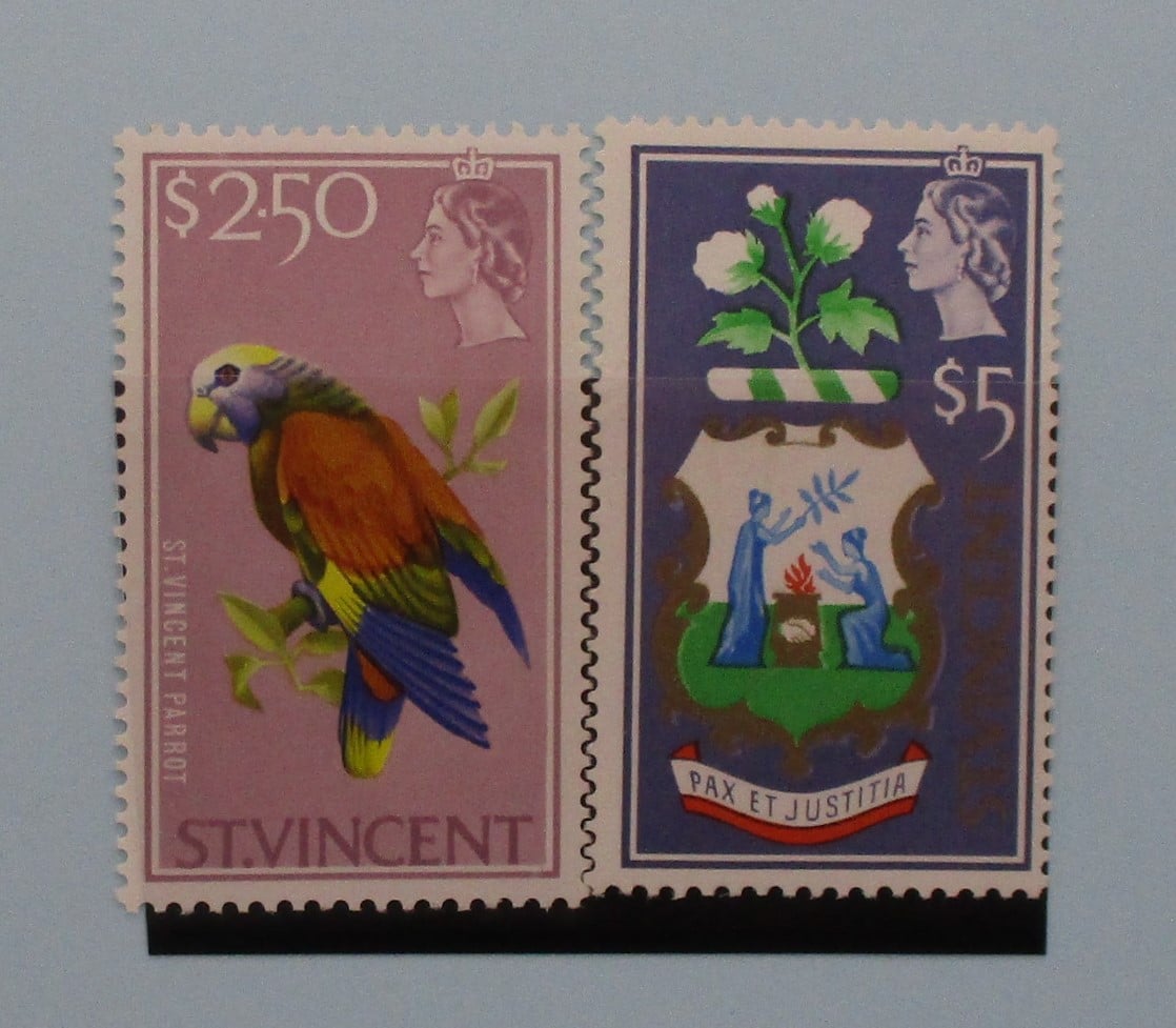 St Vincent Stamps, 1965-67, SG244-245, Mint image 0