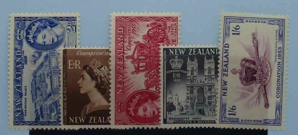 New Zealand Stamps, 1953, SG714-718, Mint image 0
