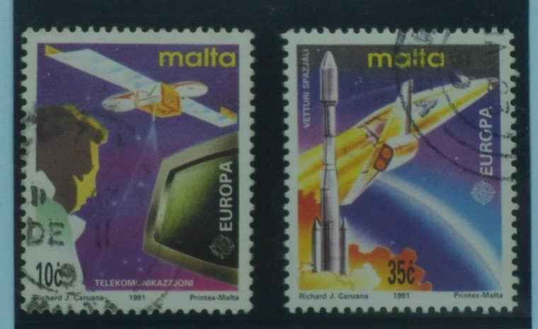Malta Stamps, 1991, SG888-889, Used image 0