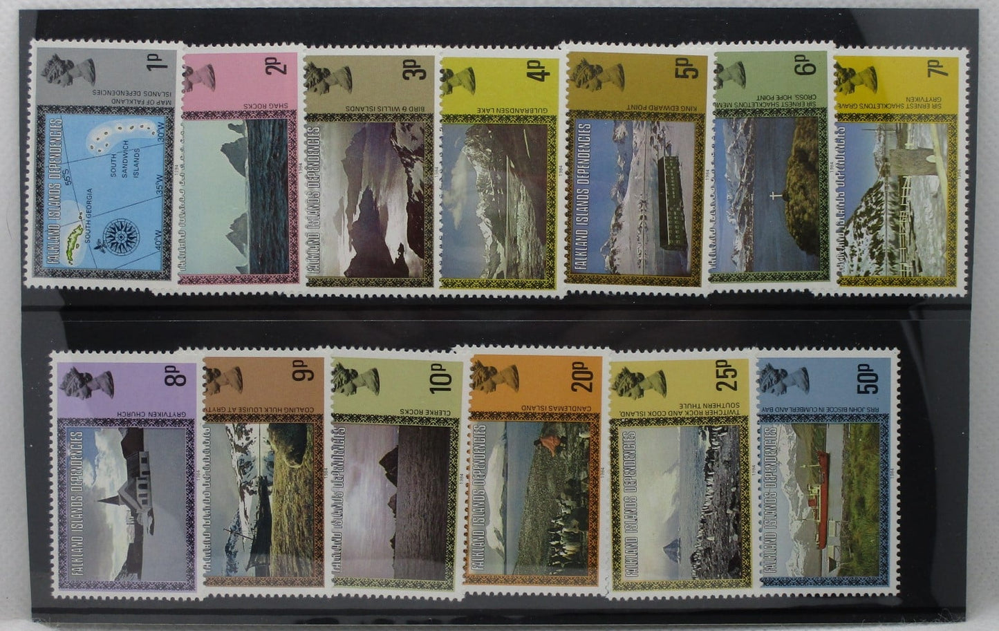 Falkland Island Dependencies Stamps, 1984, SG74B-86B, Mint image 0