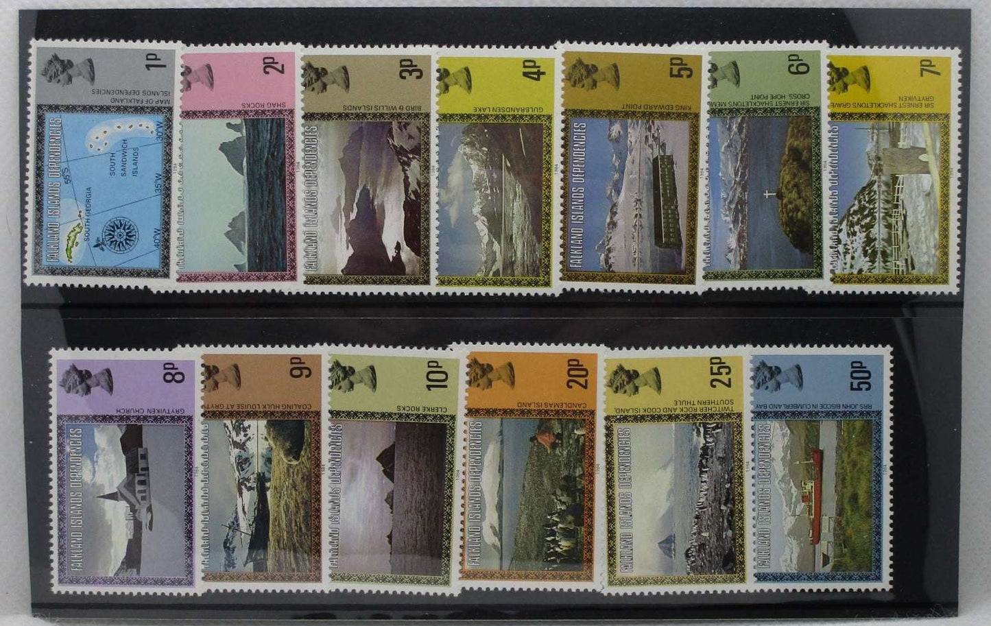 Falkland Island Dependencies Stamps, 1984, SG74B-86B, Mint image 0
