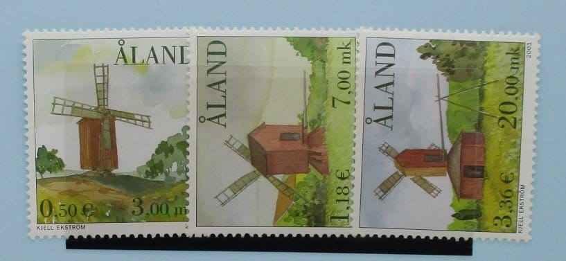 Aland Islands Stamps, 2001, SG202-204, Mint image 0