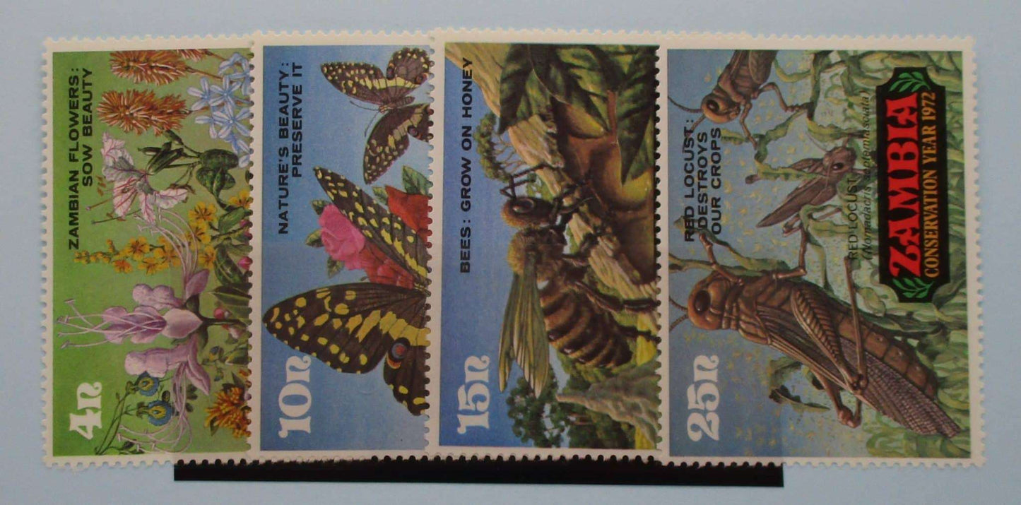 Zambia Stamps, 1972, SG177-180, Mint image 0