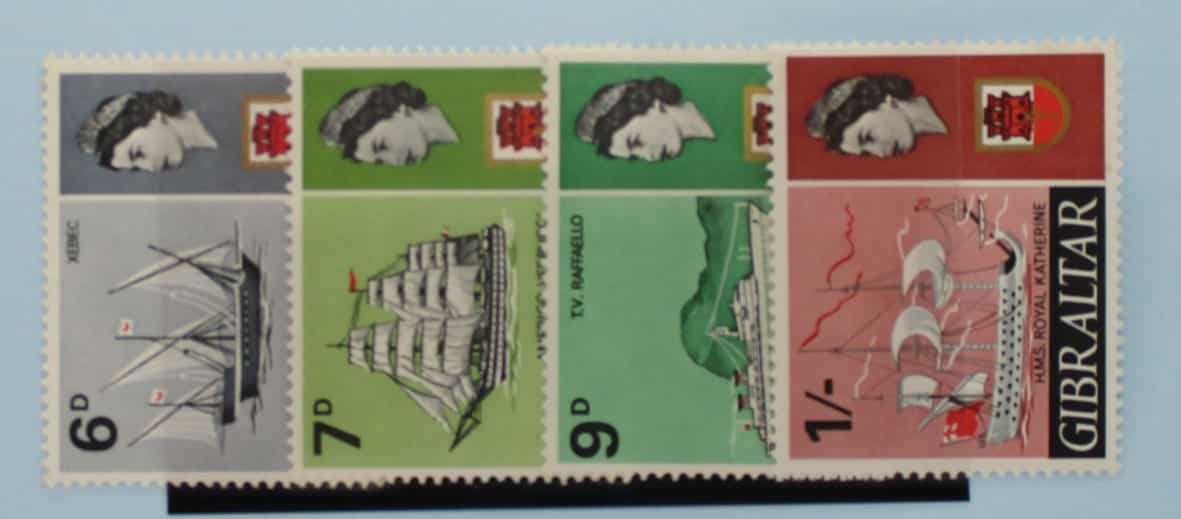 Gibraltar Stamps, 1967-69, SG206-209, Mint image 0