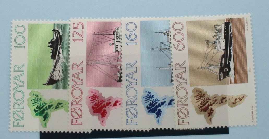 Faroe Islands Stamps, 1977, SG23-26, Mint image 0