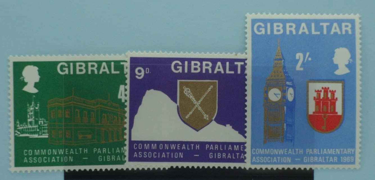 Gibraltar Stamps, 1969, SG233-235, Mint image 0