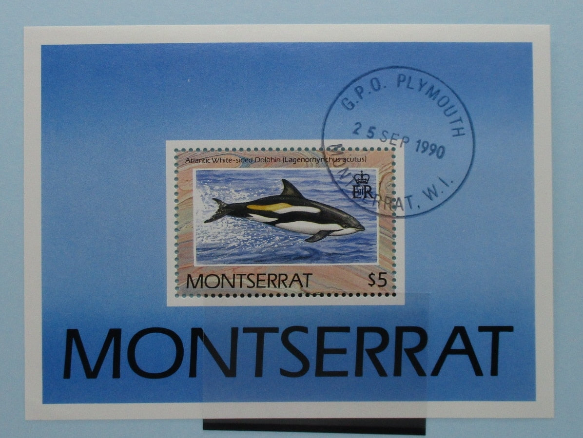 Montserrat Stamps, 1990, MS827, Used image 0