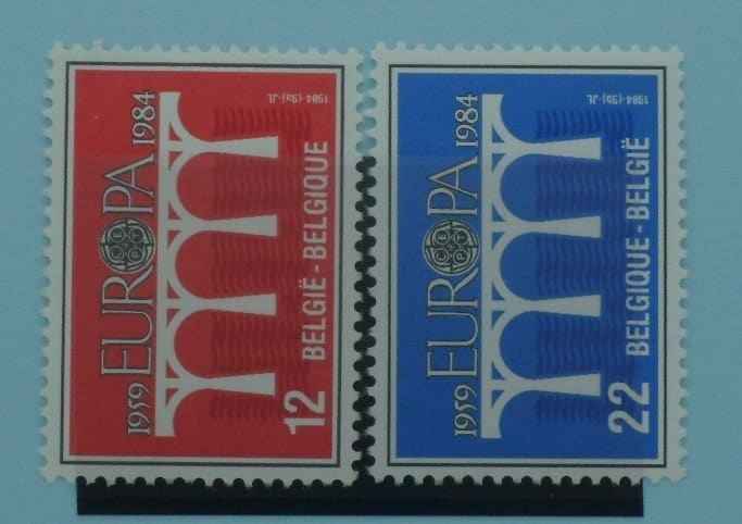 Belgium Stamps, 1984, SG2788-2789, Mint image 0