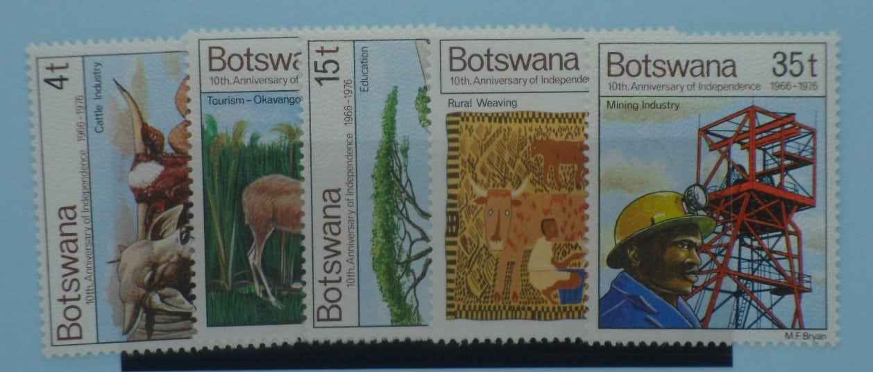 Botswana Stamps, 1976, SG381-385, Mint image 0