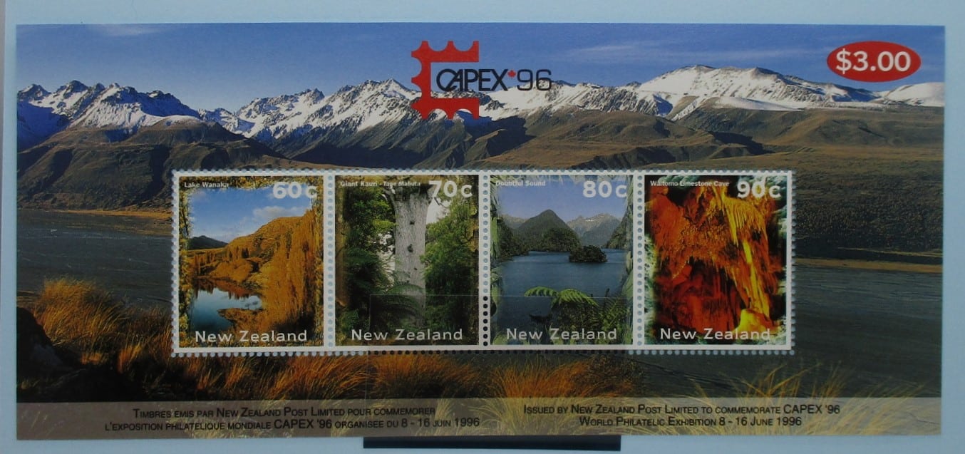 New Zealand Stamps, 1996, MS2005, Mint image 0