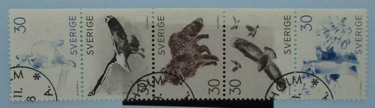 Sweden Stamps, 1968, SG568-572, Used image 0