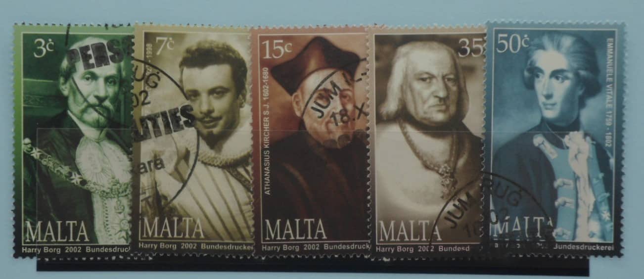 Malta Stamps, 2002, SG1279, 1280, 1281a, 1282, 1283, Used image 0