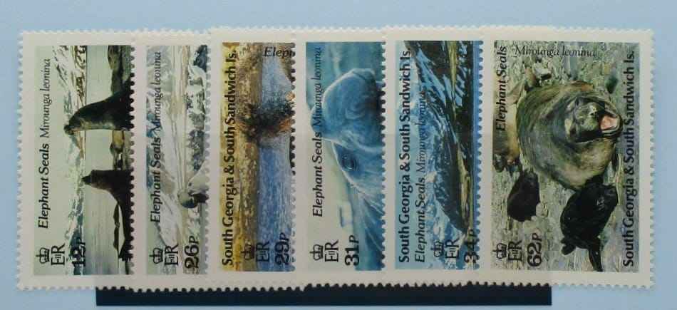 South Georgia and South Sandwich Islands Stamps, 1991, SG203-208, Mint image 0