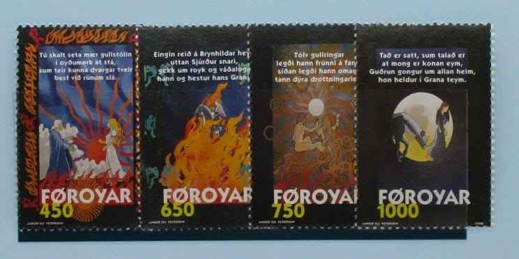 Faroe Islands Stamps, 1998, SG338-341, Mint image 0