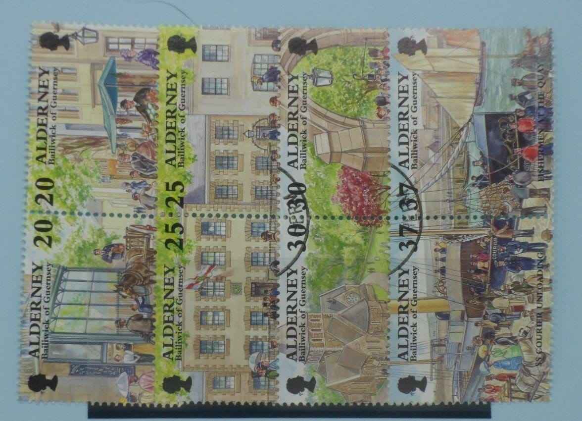 Alderney Stamps, 1998, SGA116a, A118a, A120a, A122a, Used image 0