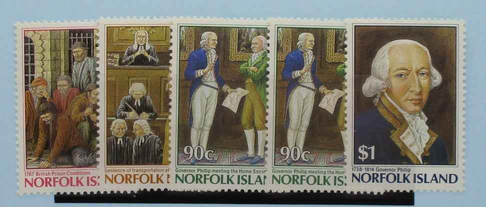 Norfolk Islands Stamps, 1986, SG396-400, Mint image 0