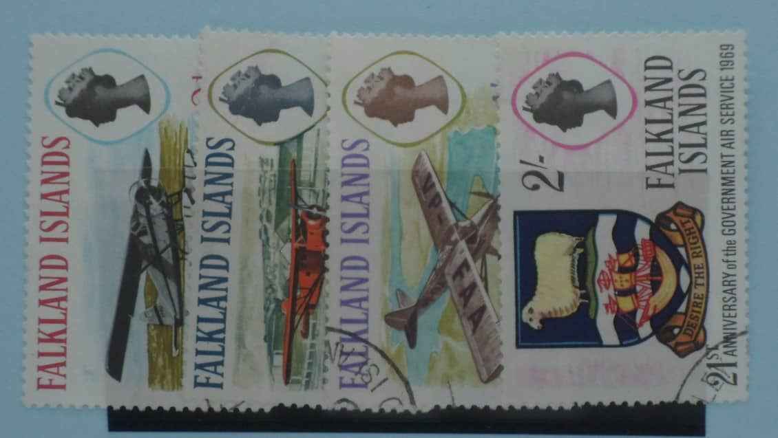 Falkland Islands Stamps, 1969, SG246-249, Used image 0