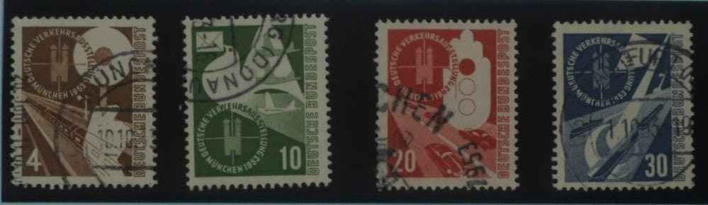 West Germany stamps, 1953, SG1093-1096, Used image 0