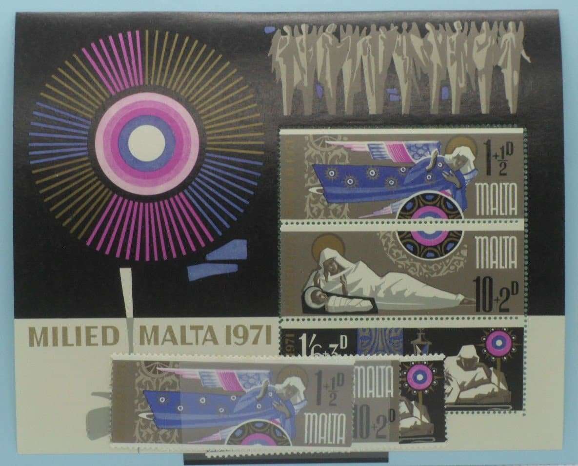 Malta Stamps, 1971, SG460-462, MS463, Mint image 0