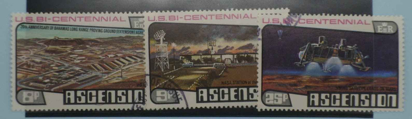 Ascension Island Stamps, 1976, SG219-221, Used image 0