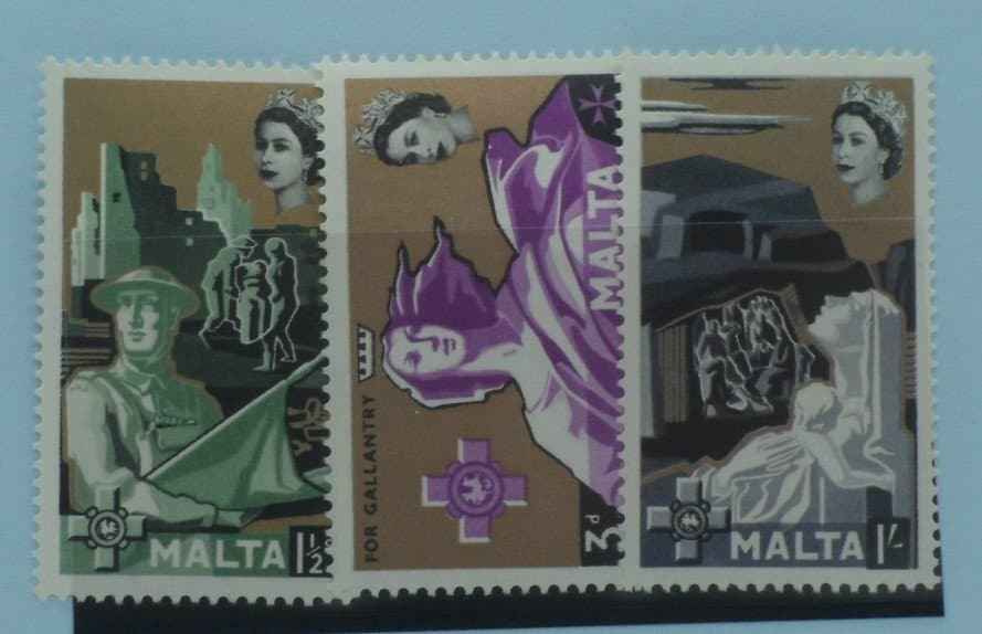 Malta Stamps, 1959, SG292-294, Mint image 0