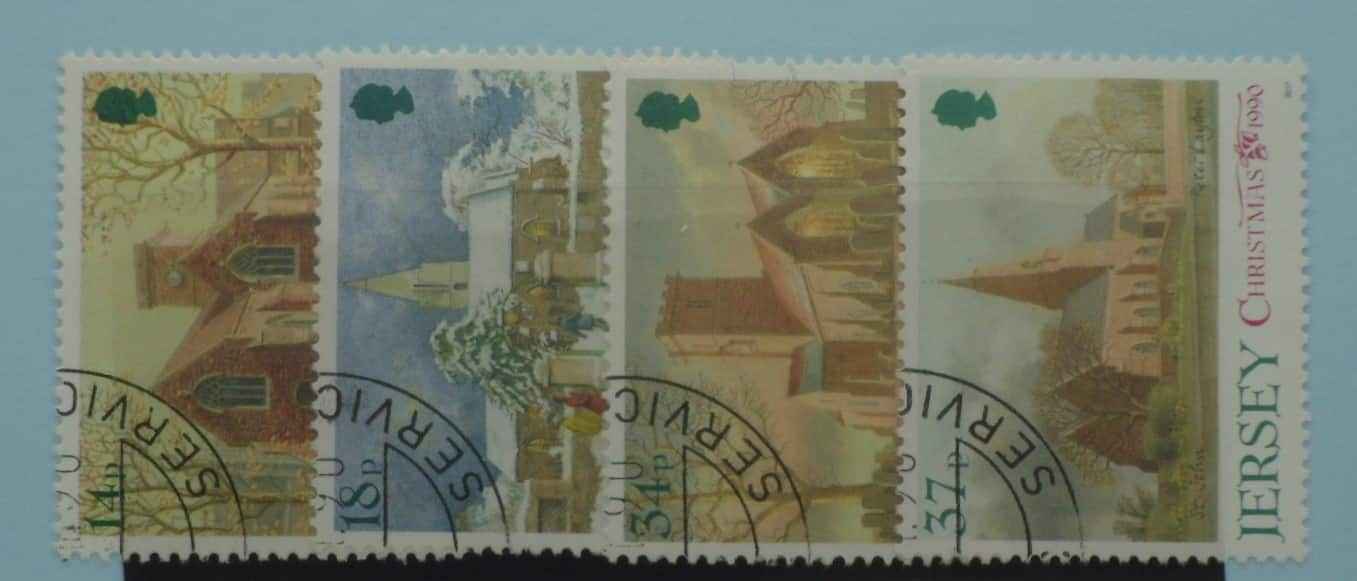 Jersey Stamps, 1990, SG535-538, Used image 0