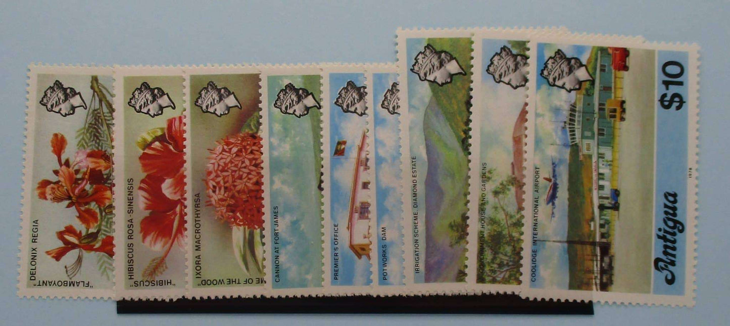 Antigua Stamps, 1976-78, SG478B-486B, Mint image 0
