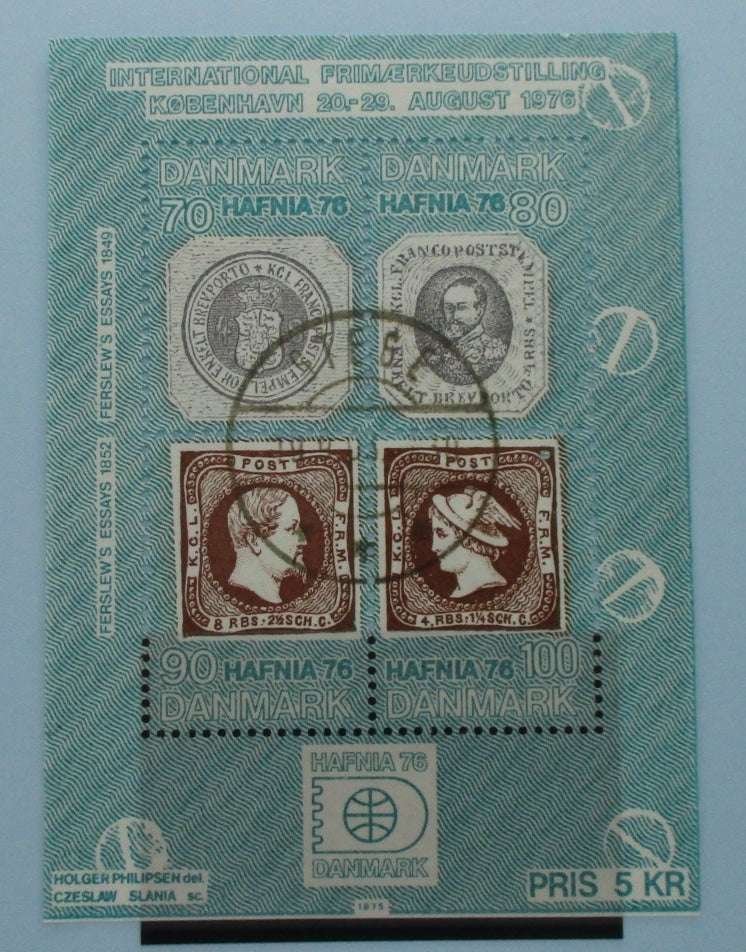 Denmark Stamps, 1975, MS596, Used image 0