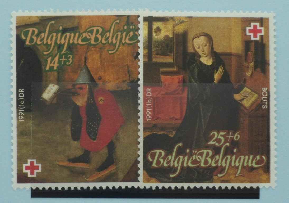Belgium Stamps, 1991, SG3047-3048, Mint image 0