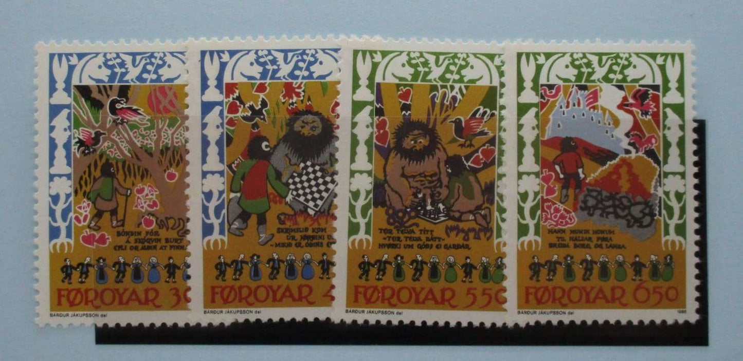 Faroe Islands Stamps, 1986, SG127-130, Mint image 0