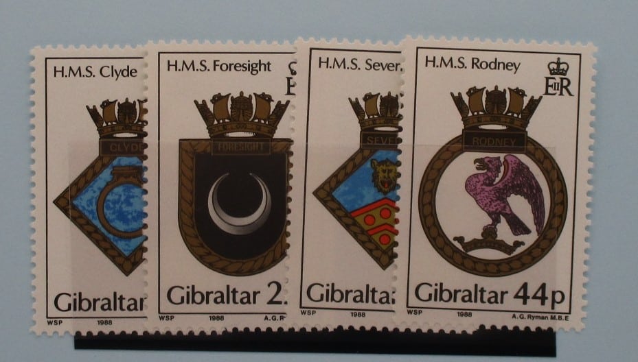 Gibraltar Stamps, 1988, SG592-595, Mint image 0