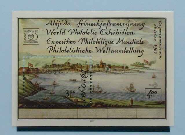 Faroe Islands Stamps, 1987, MS154, Mint image 0