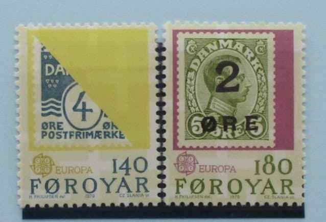 Faroe Islands Stamps, 1979, SG42-43, Mint image 0