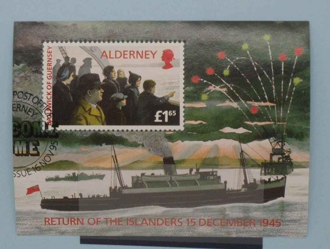 Alderney Stamps, 1995, MS A84, Used image 0