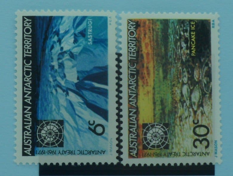 Australian Antarctic Territory Stamps, 1971, SG19-20, Mint image 0