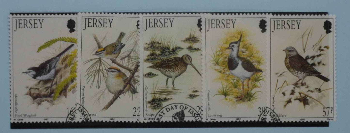 Jersey Stamps, 1992, SG568-572, Used image 0