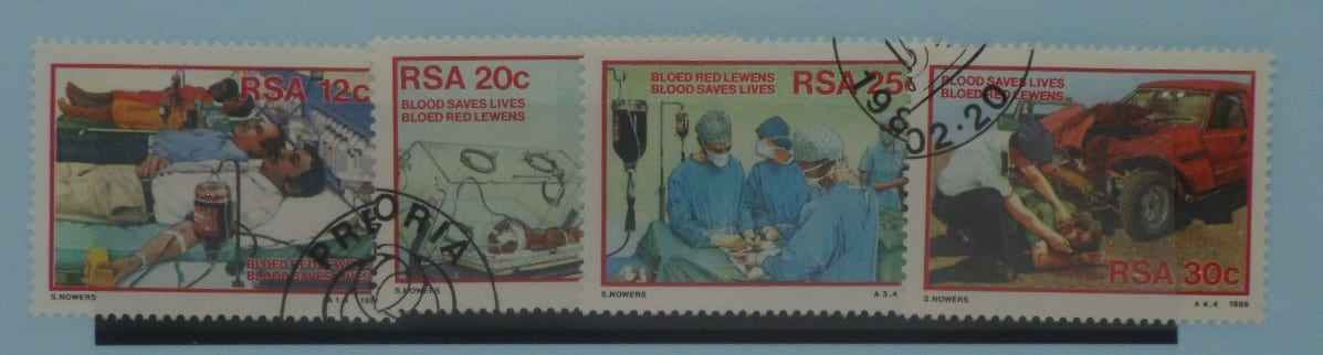 South Africa Stamps, 1986, SG594-597, Used image 0