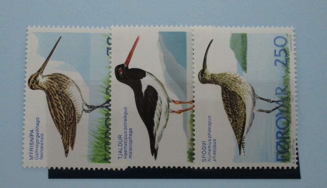 Faroe Islands Stamps, 1977, SG27-29, Mint image 0