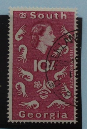 South Georgia Stamps, 1963-69, SG14, Used image 0