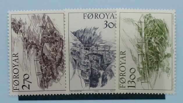 Faroe Islands Stamps, 1986, SG137-139, Mint image 0