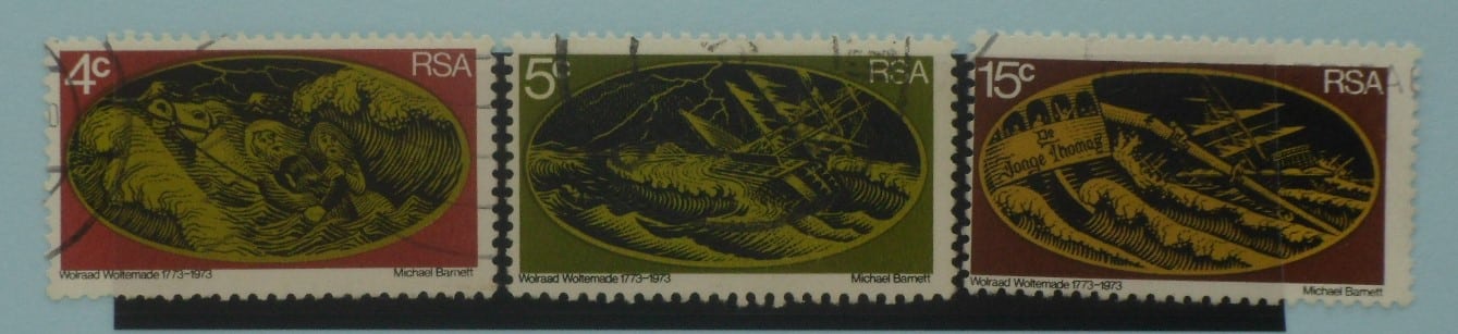 South Africa Stamps, 1973, SG332-334, Used image 0