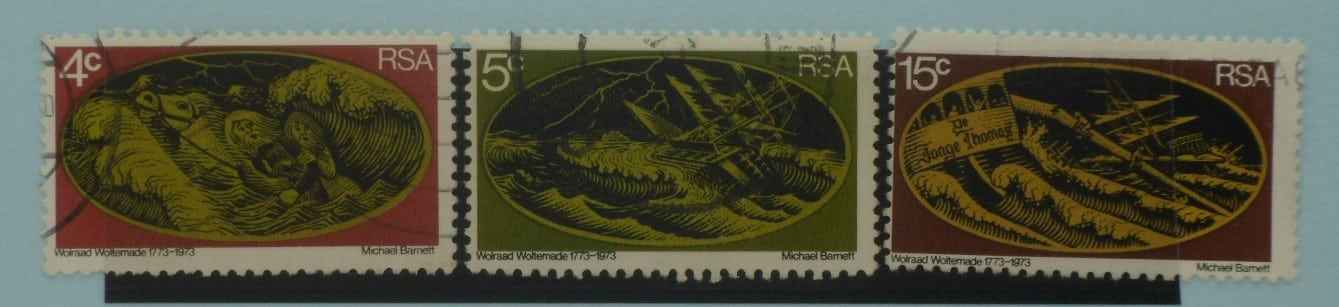 South Africa Stamps, 1973, SG332-334, Used image 0