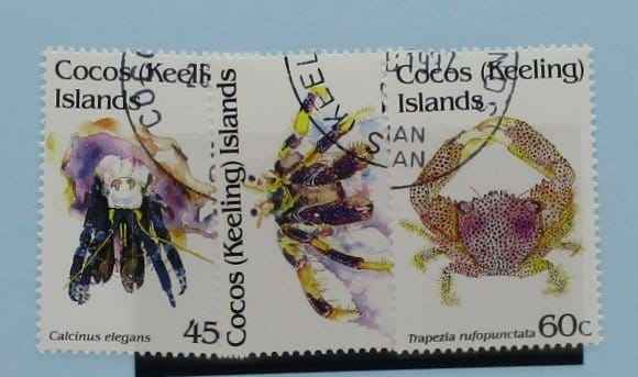 Cocos (Keeling) Islands Stamps, 1992, SG257-259, Used image 0