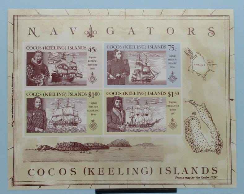 Cocos (Keeling) Islands Stamps, 1990, MS227, Mint, image 0