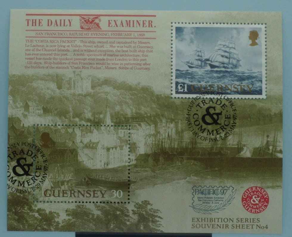 Guernsey Stamps, 1997, MS740, Used image 0