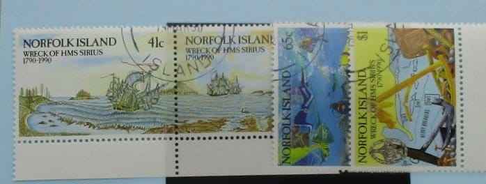 Norfolk Islands Stamps, 1990, SG479-482, Used image 0