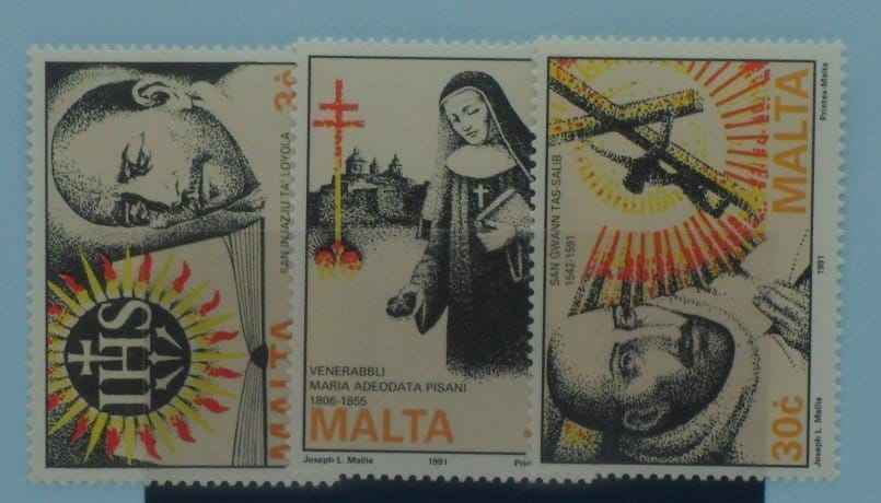 Malta Stamps, 1991, SG890-892, Mint image 0